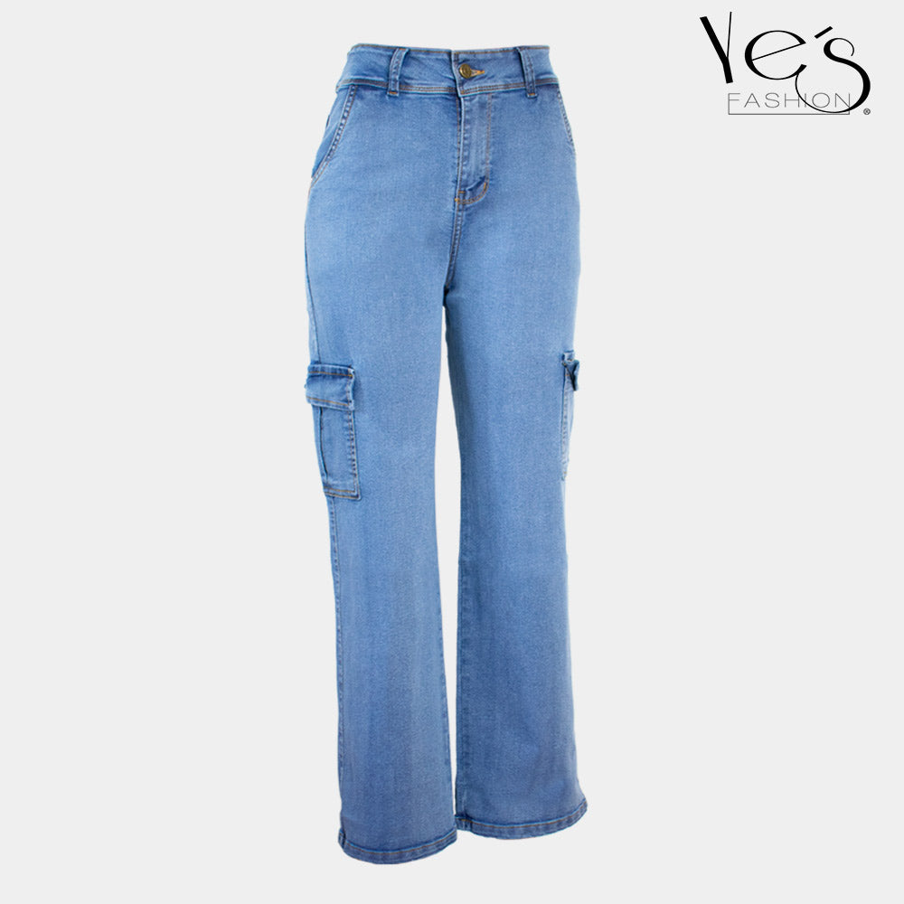 Jean Cargo para Mujer / New! Cargo (Color: Azul Claro )