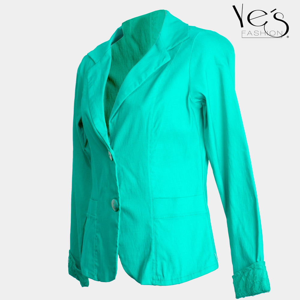Chaqueta para Mujer - Color : Turquesa (Jhoshy Collection)