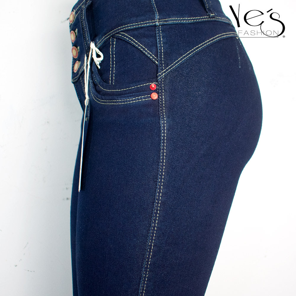 Jeans Mujer Pantalón Colombiano Mezclilla Strech Push Up 141