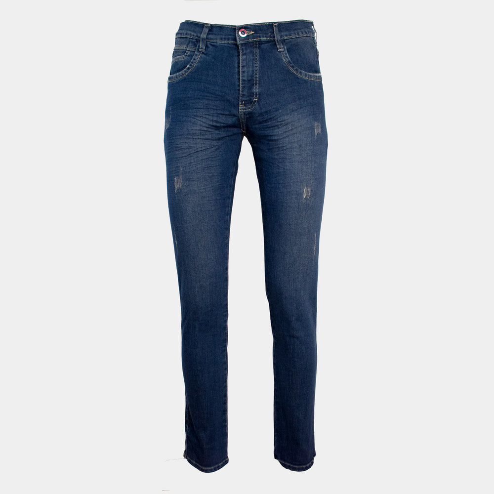 Jean de Hombre basta semi tubo - Colección: Arrugado Clásico (Color: Verdoso)