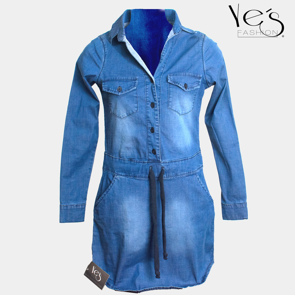 Vestidos discount tipo jeans
