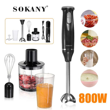Batidora De Mano 4 En 1 Sokany