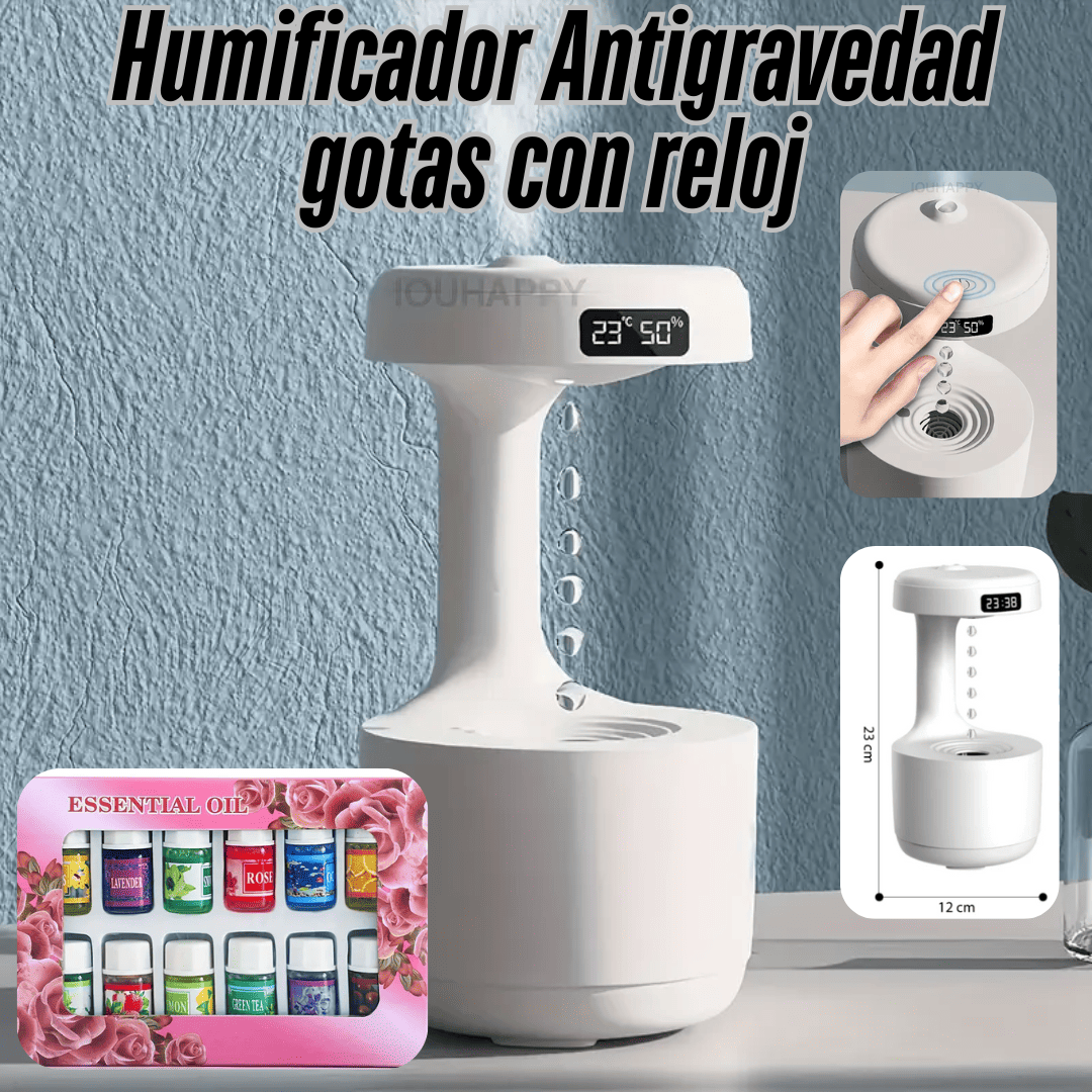 Humidificador Antigravedad Con Esencias