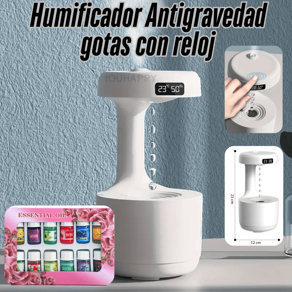 Humidificador Antigravedad Con Esencias