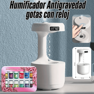 Humidificador Antigravedad Con Esencias