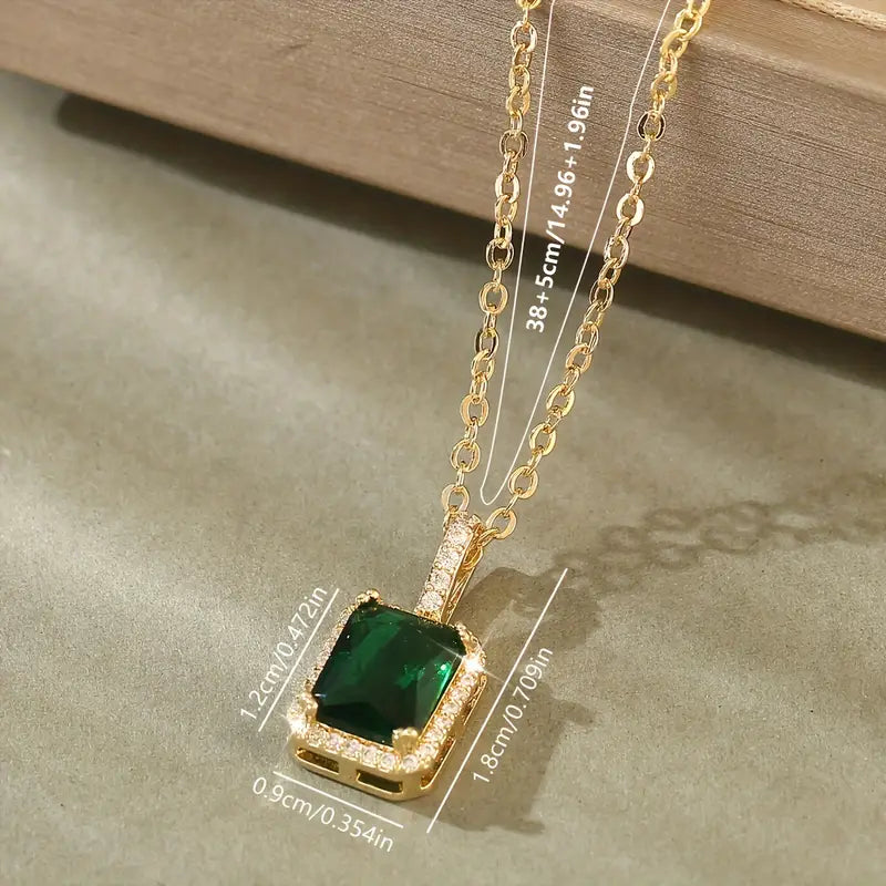 Collar Esmeralda Mujer
