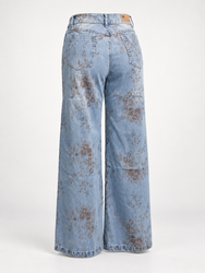 Jean Wide Leg Floral Vintage
