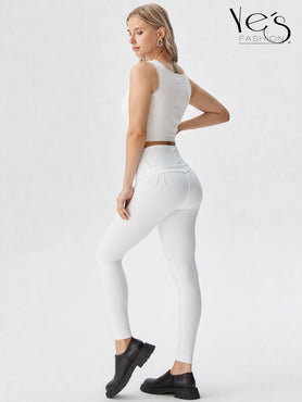 Jean Blanco en 4 Botones – Corte Levanta Cola