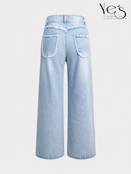Wide Leg Corazones Desflecados