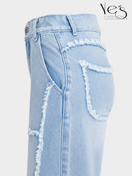 Wide Leg Corazones Desflecados