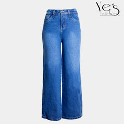 Jean Wide Leg Azul Tradicional