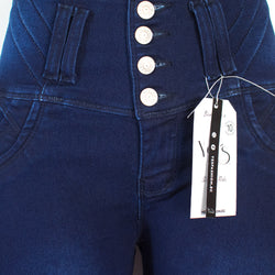 Jean para Mujer en 4 Botones - Índigo (Nueva! Colección Denim)