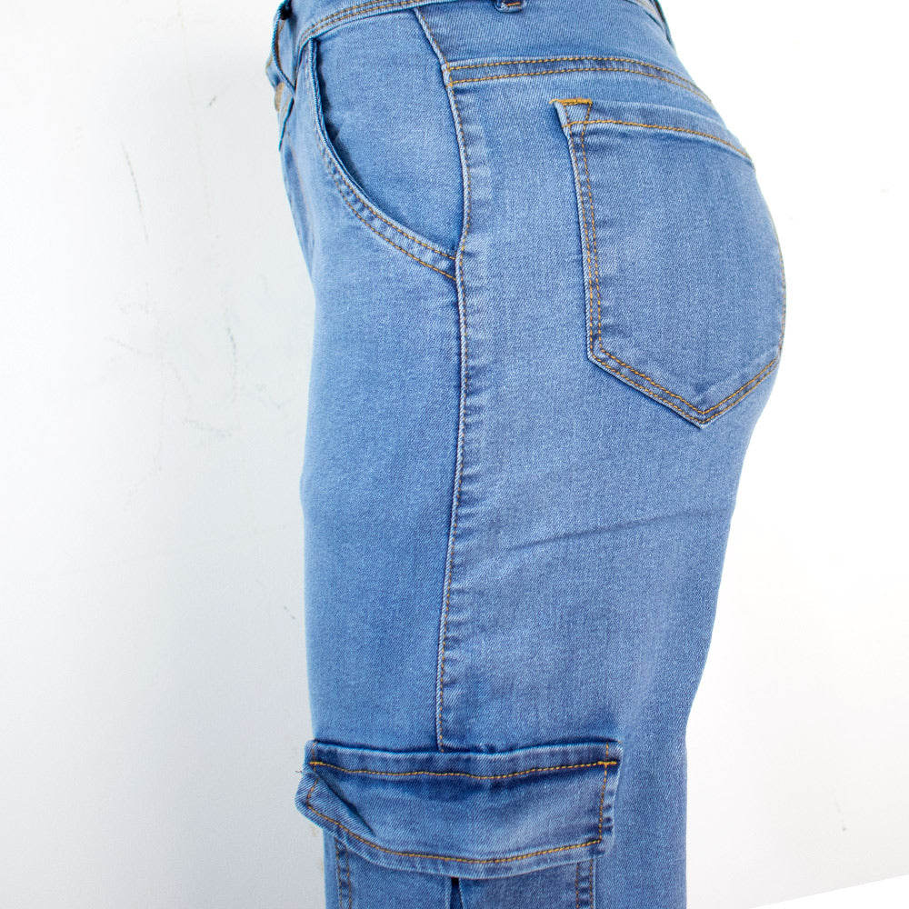 Jean Cargo para Mujer / New! Cargo (Color: Azul Claro )