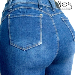 Jean para Mujer Clásico de 1 Botón - Azul tradicional (The Classic Collection)