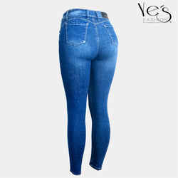 Jean para Mujer Clásico de 1 Botón - Azul tradicional (The Classic Collection)