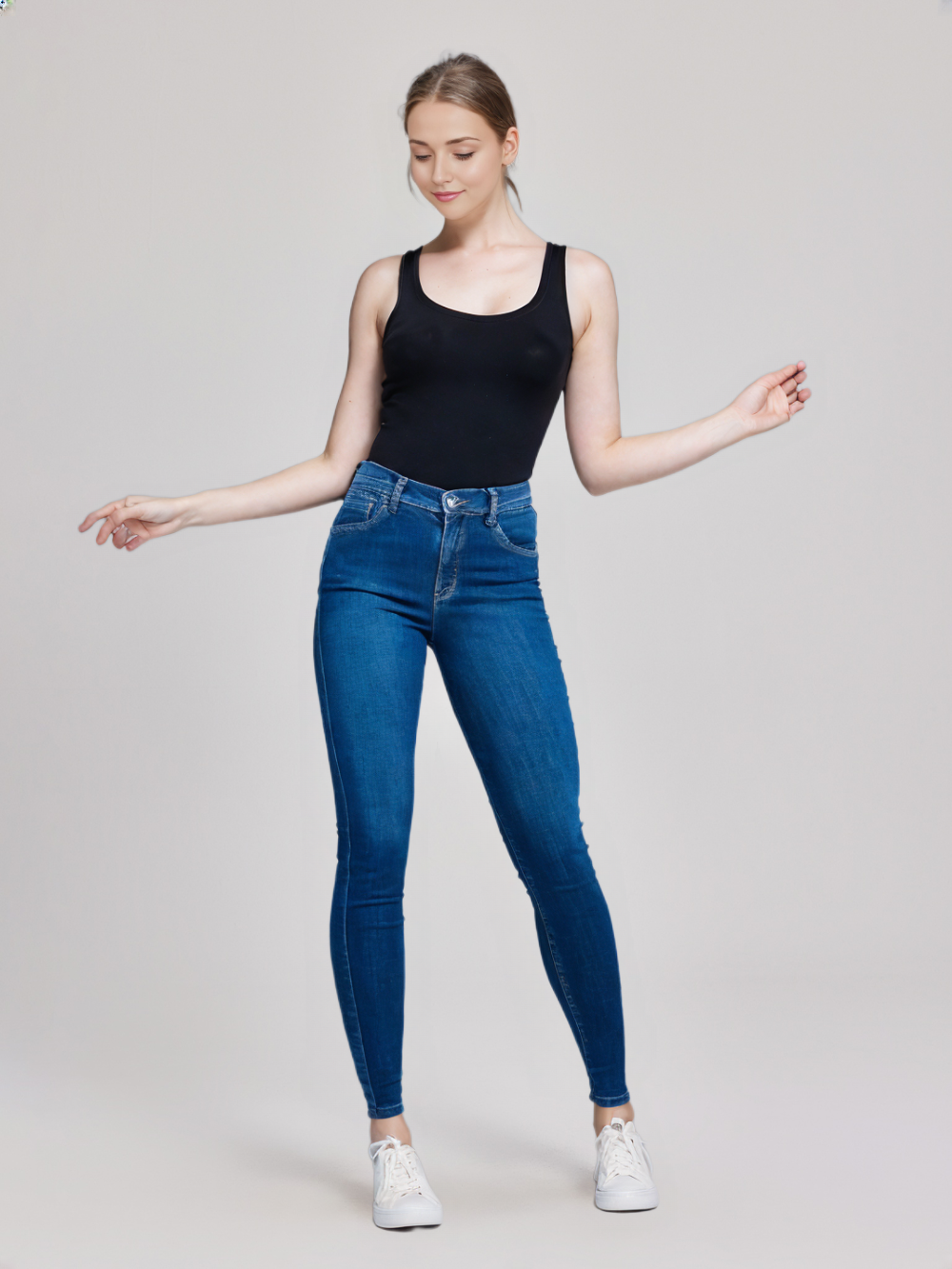 Jean para Mujer Clásico de 1 Botón (The Classic Collection)