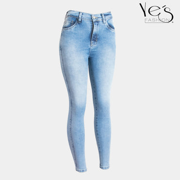 Jean-para-mujer-de-1Boton-color-celeste