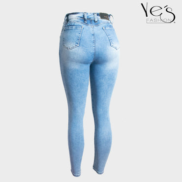 Jean-para-mujer-de-1Boton-color-celeste