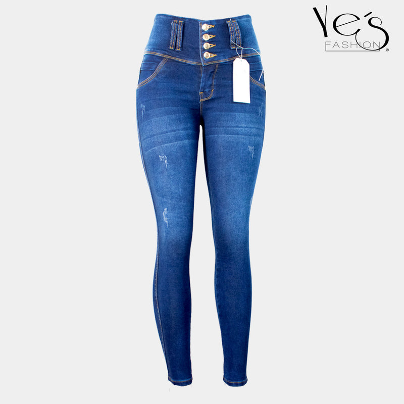 Jeans De Mujer, Silueta Regular, Tono Oscuro Clásico 30160210