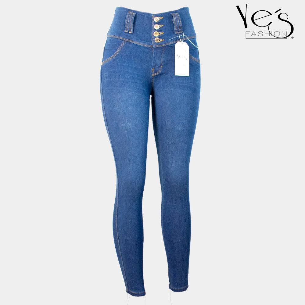 Nuevo! Jean para Mujer con Pretina alta - Color: Neo (Denim Dynasty)