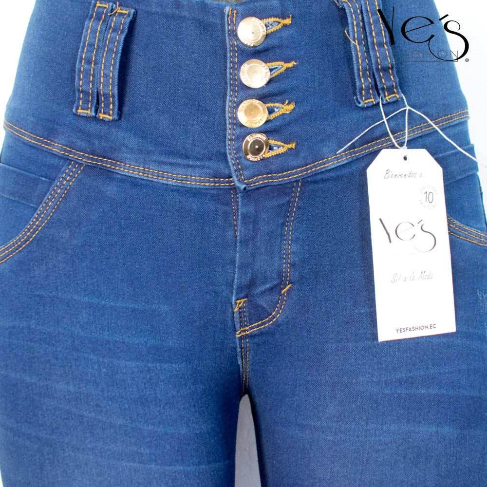Nuevo! Jean para Mujer con Pretina alta - Color: Neo (Denim Dynasty)