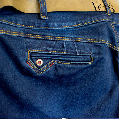 Goddess Jeans: Elegancia Plus en cada Detalle - Color: Indigo Denim