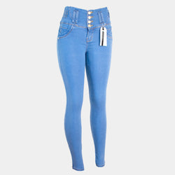 Pantalón Jean para Mujer - Color: Celeste   (GlamourCurve Collection)