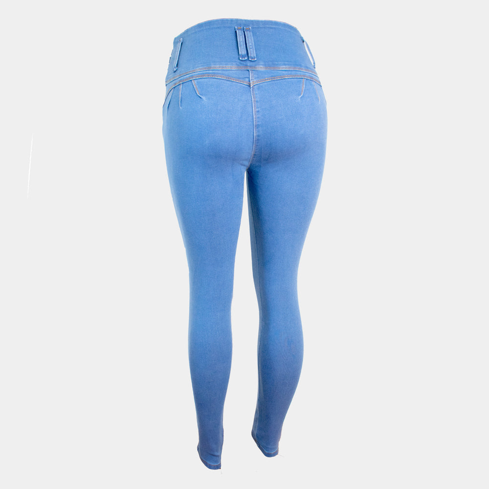 Pantalón Jean para Mujer - Color: Celeste   (GlamourCurve Collection)