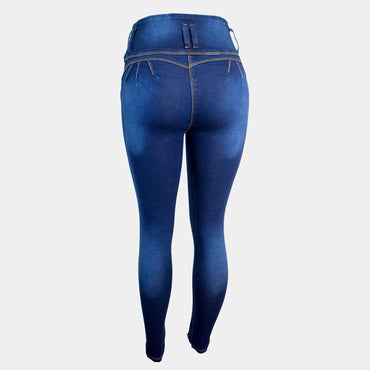 Pantalón Jean para Mujer - Color: Azul Noche (GlamourCurve Collection)