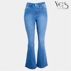 Jeans Flare para Mujer - Basta Acampanada - (Color: Azul Tradicional)