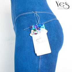 Nuevo! Pantalón Jean para Mujer - Color: Azul Denim (Sylco Collection)