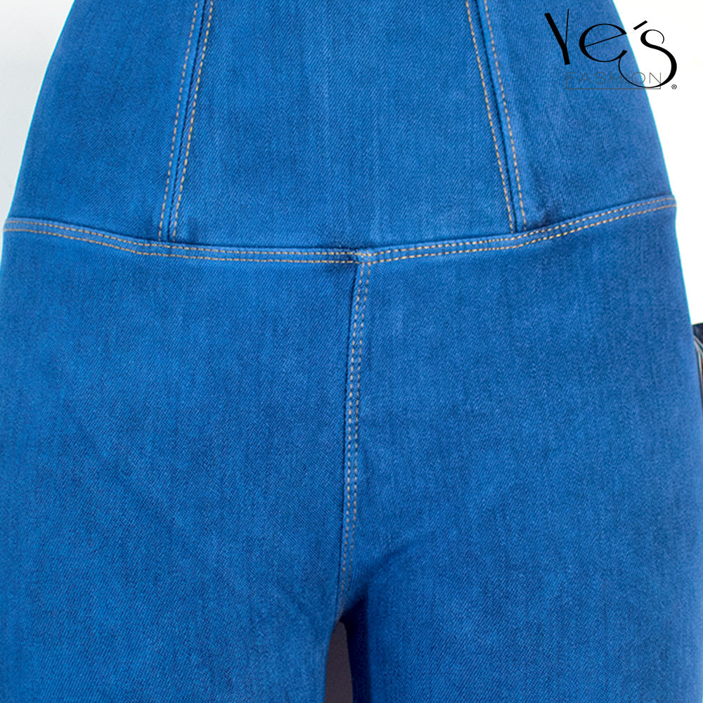 Nuevo! Pantalón Jean para Mujer - Color: Azul Denim (Sylco Collection)