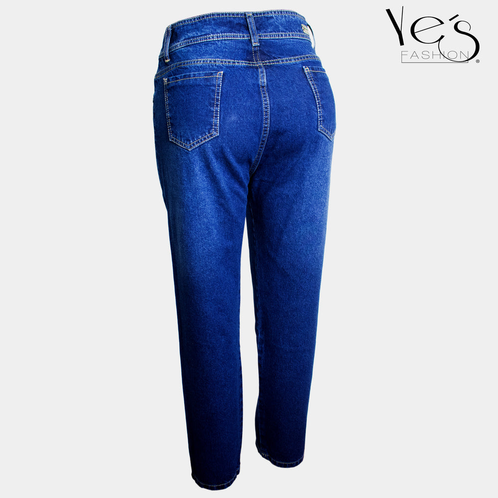 MOM Jean para Mujer, clásico (Basta Recta)