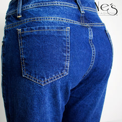 MOM Jean para Mujer, clásico (Basta Recta)