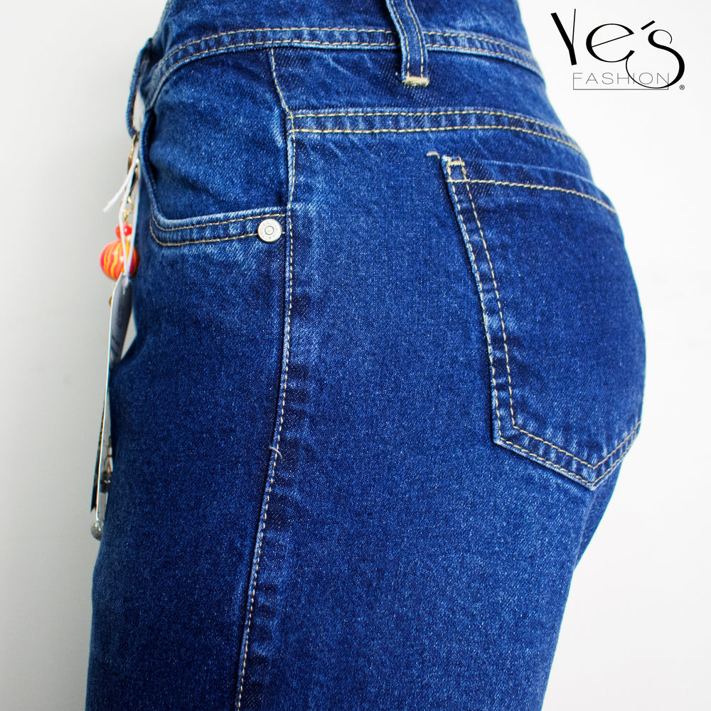 MOM Jean para Mujer, clásico (Basta Recta)