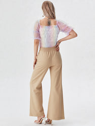 💗 Palazzo Fluido Premium – Color (Comodidad Total)