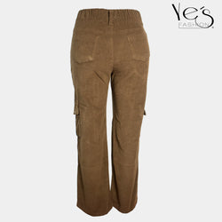 Pantalón Cargo para Mujer, Tela tipo: pana (Varios Colores)