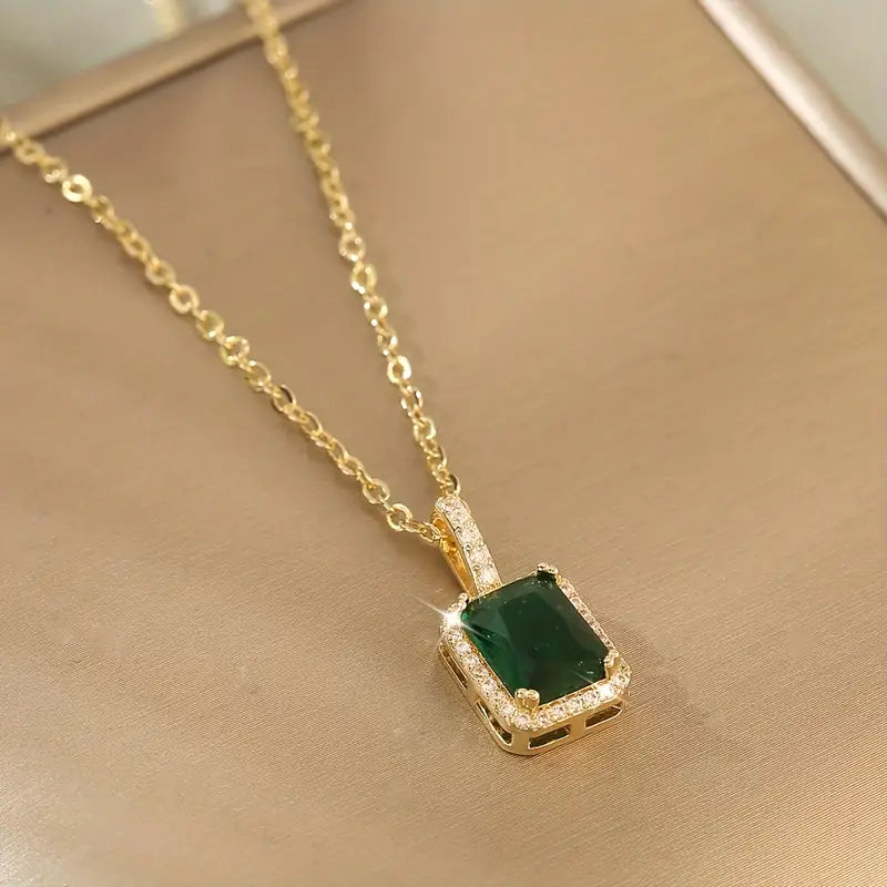 Collar Esmeralda Mujer
