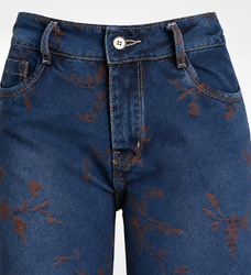 Jean Wide Leg Floral Vintage