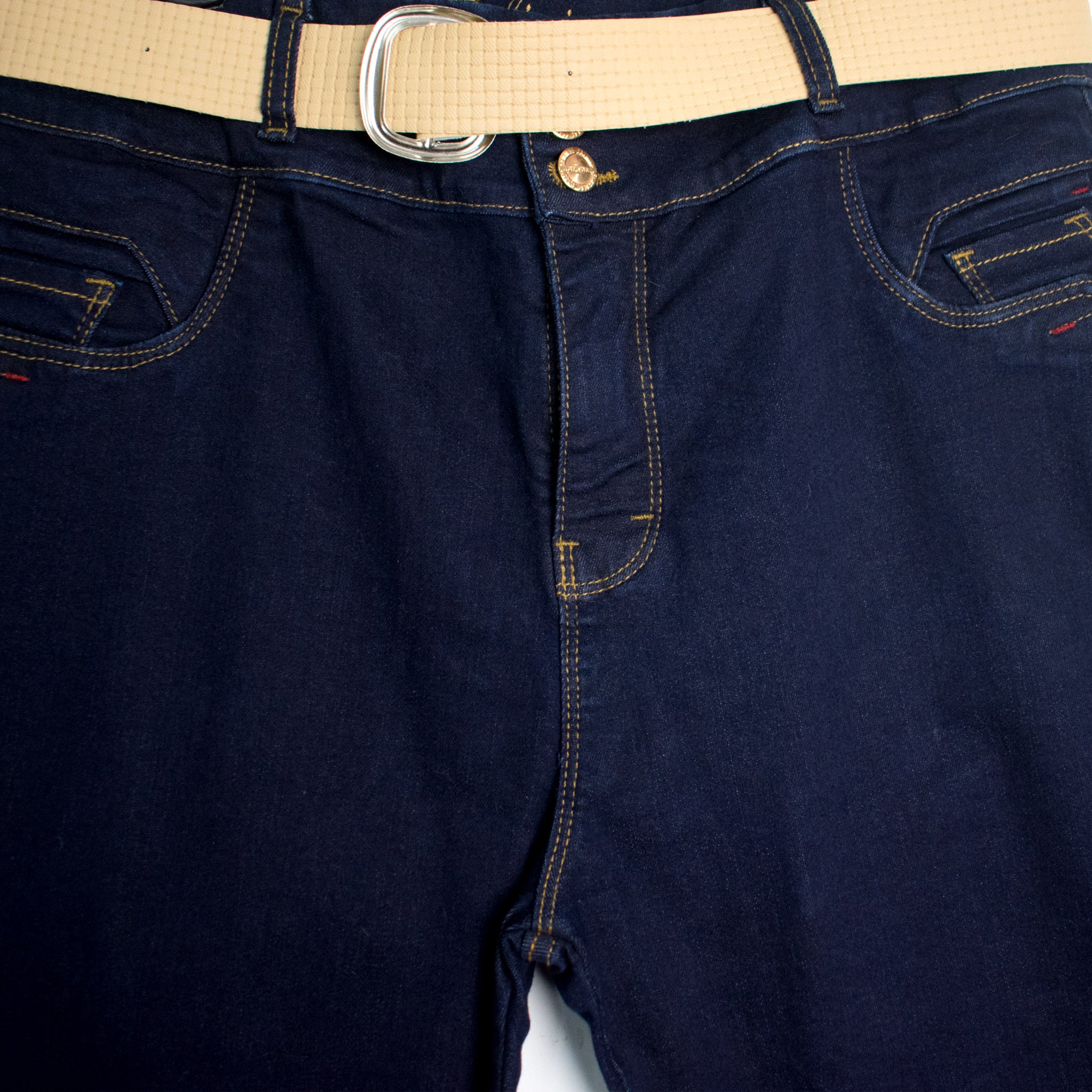 Jeans para Mujer , Plus Denim Trendy - Estilo Moderno y Tallas Extendidas ( Color Indigo 2)