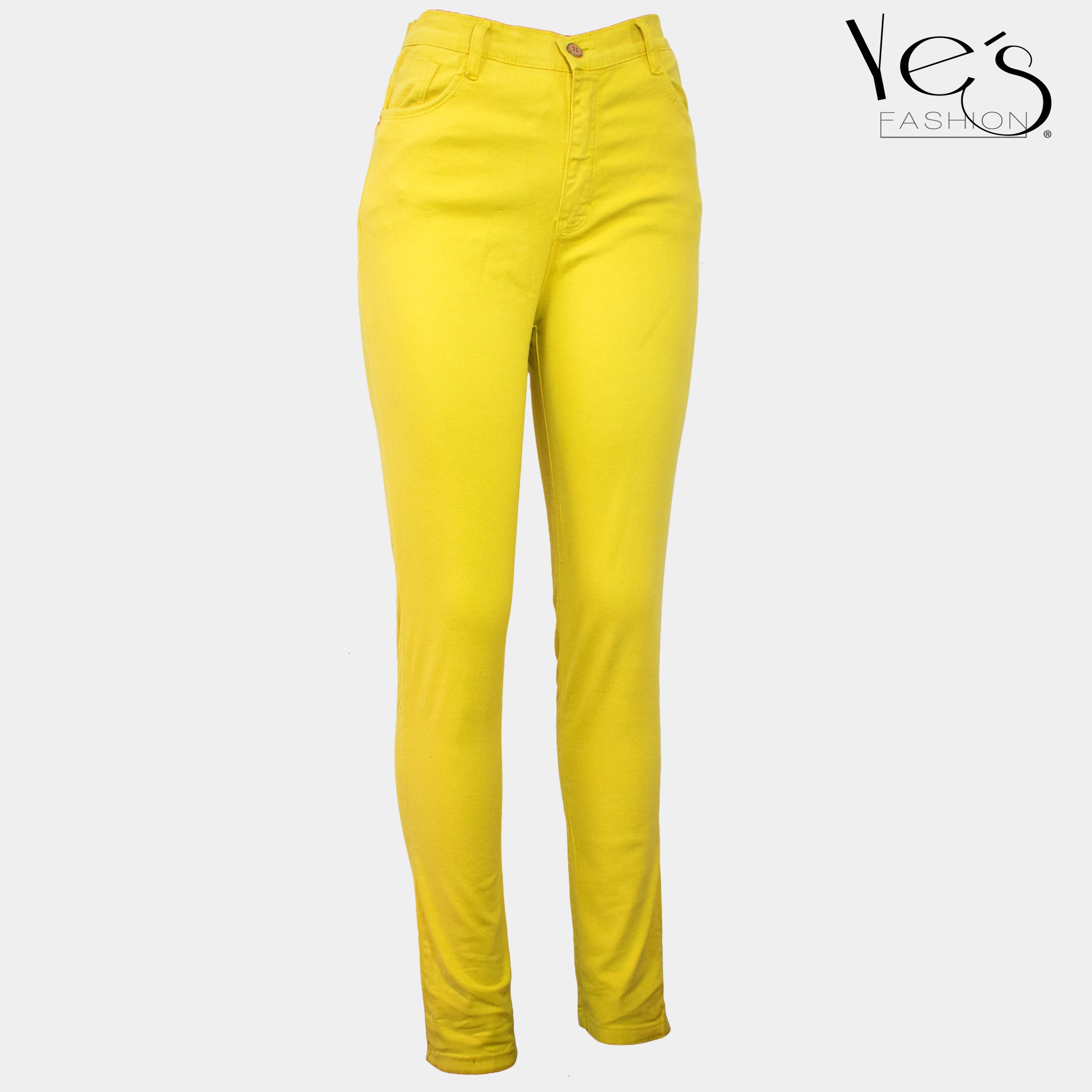 Jean para Mujer Clásico , Amarrila ( Color Collection )