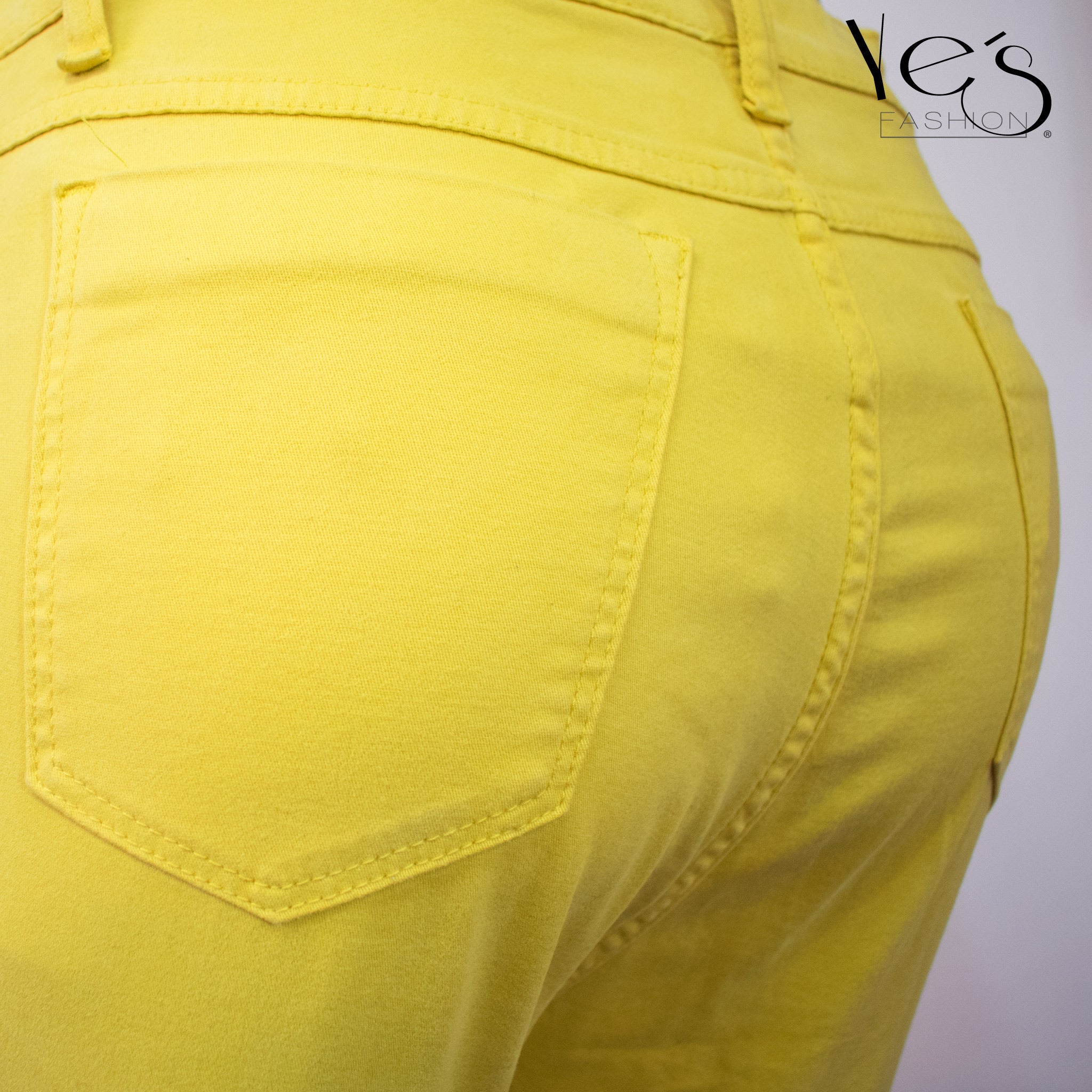 Jean para Mujer Clásico , Amarrila ( Color Collection )