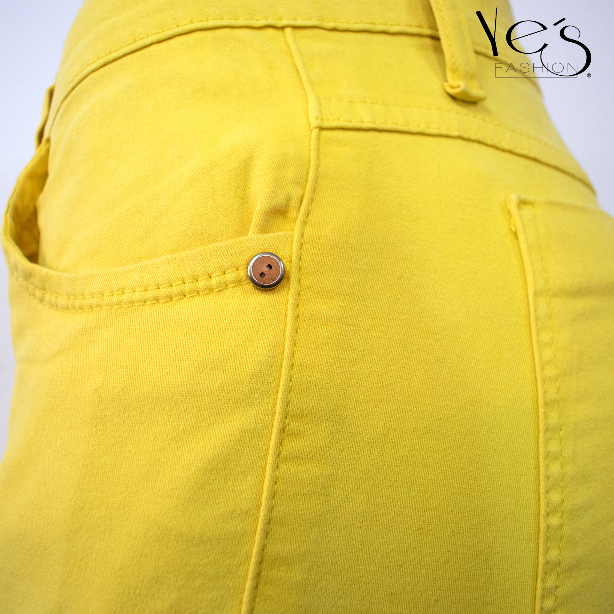 Jean para Mujer Clásico , Amarrila ( Color Collection )