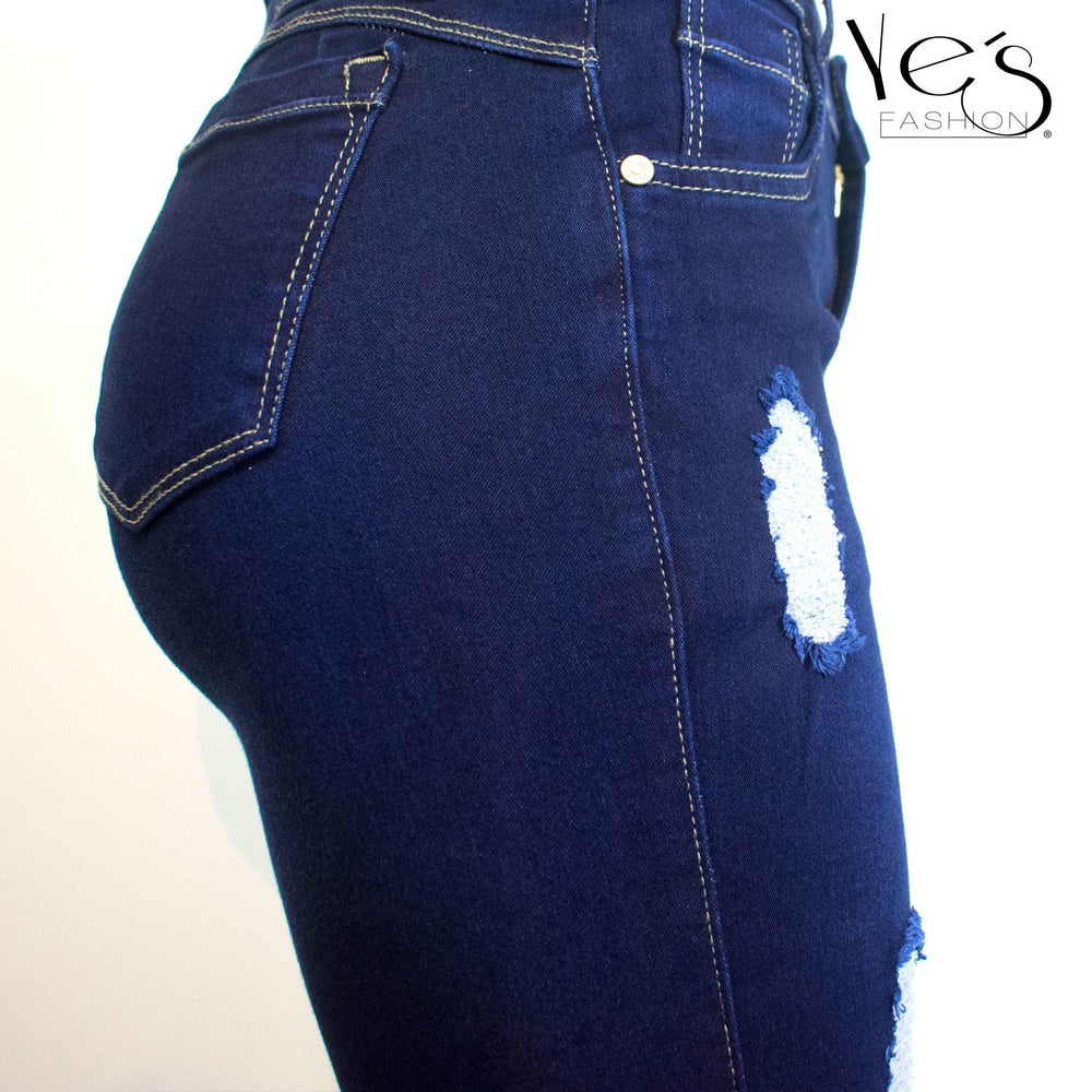 Pantalón jean para mujer - indigo ( linda collection)