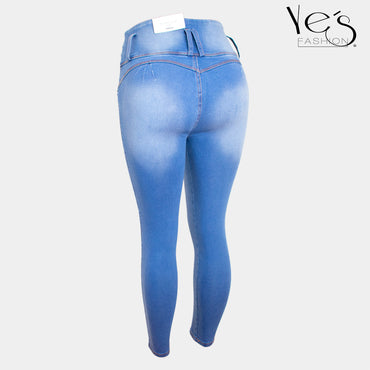 Pantalón Jean para Mujer - Azul Claro (Ilusion Collection)