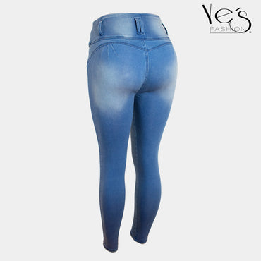 Pantalón Jean para Mujer - Celeste Sombreado (Paradisse Jeans Collection)