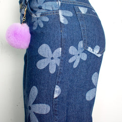 Jean para mujer anchos - Color: Azul Oscuro (Wide Legs, Palazzo   Special Collection)