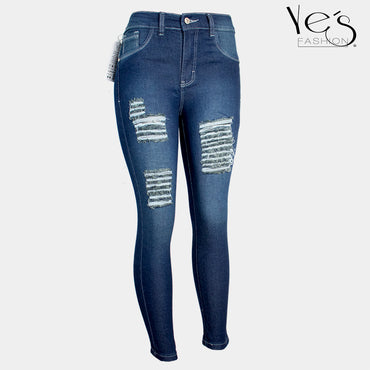  Pantalones anchos para mujer, jeans de cintura alta