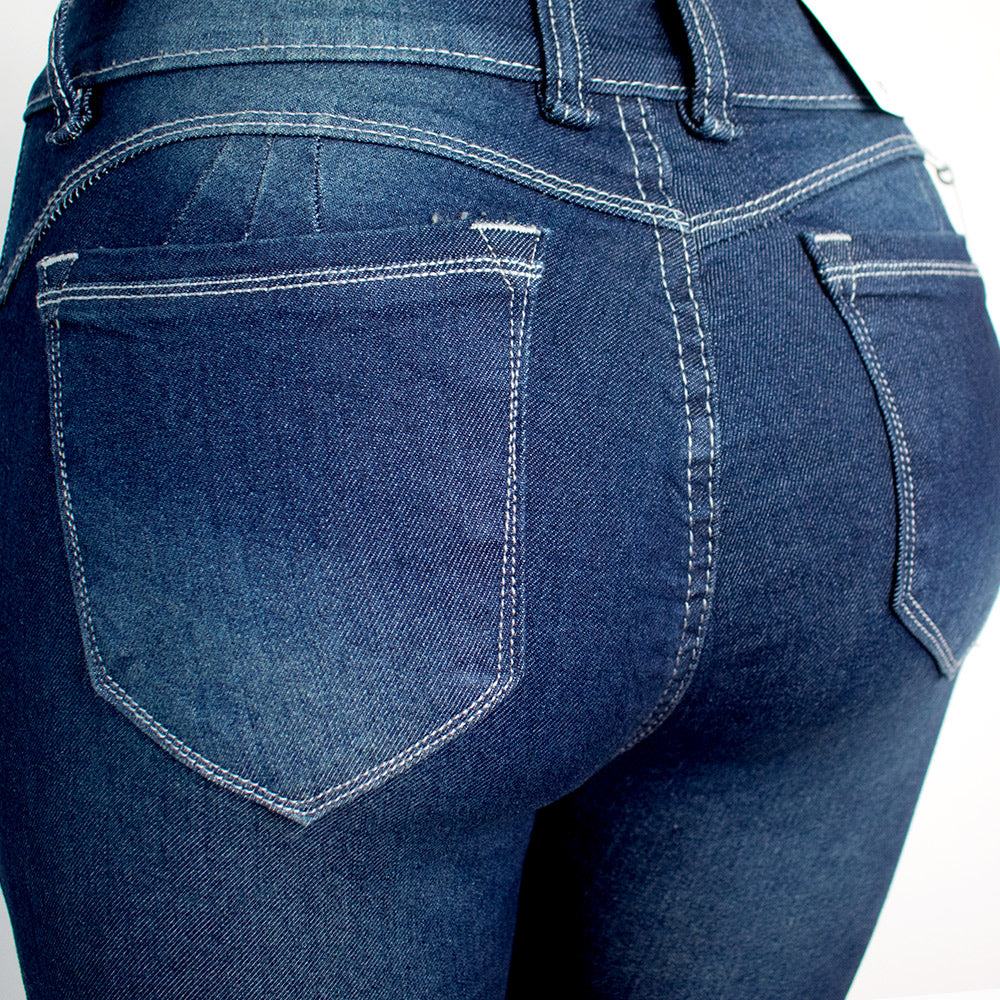 Jean para Mujer con rotos / Color: Índigo - (Urban Collection)