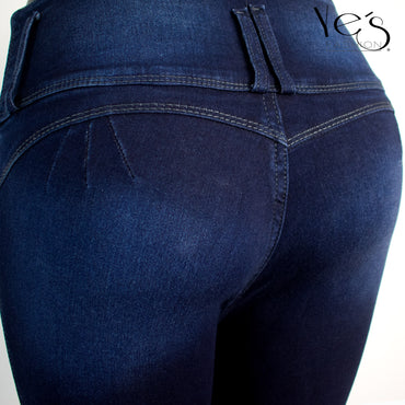 Jean para Mujer con rasgados / Color: Índigo ( Urban Collection)